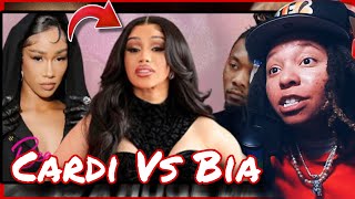 Nobody Wanna Bia🔥LoftyLiyah Reacts To Cardi B has BIA shook amp scared [upl. by Corrie660]