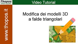 Modifica del modelli 3D a falde triangolari [upl. by Glanville]