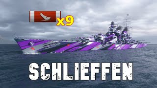 World of WarShips Schlieffen  9 Kills 279K Damage [upl. by Joelynn]