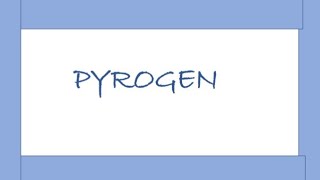 Pyrogen  endotoxin  introduction of pyrogen [upl. by Gaskill]