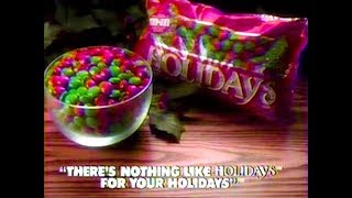 Holiday MampMs Commercial 1987 [upl. by Ahnavas]