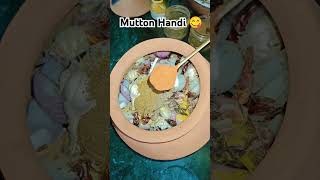 Handi Mutton Recipe 😋Matka Mutton RecipeBihari Style Handi Mutton shorts cooking muttondishes [upl. by Odrarebe]