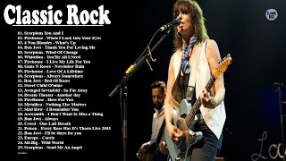 Classic Rock 60s 70s 80s  Classic Rock Greatest Hits Playlist  Bon Jovi Scorpions Guns N Roses [upl. by Lydie]