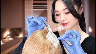 ASMR Sleep Inducing Hair Treatment [upl. by Yziar]