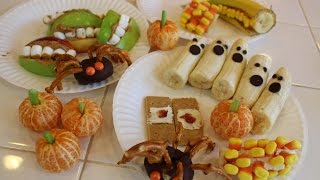 Fun amp Crafty Halloween Snacks [upl. by Ahsyen]