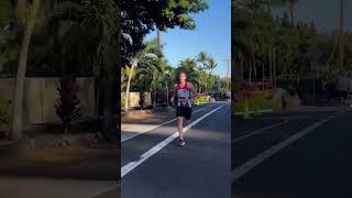 The race before the race😅The HOKA Kona Town Fun Run was definitely fun🤪IRONMANtri HOKA [upl. by Bolte651]