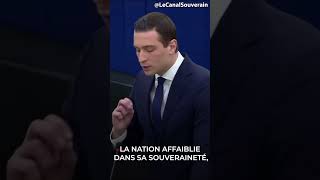 BARDELLA CHARGE MACRON AU PARLEMENT EUROPEEN 🔥 [upl. by Adiv]