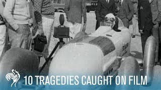 10 Tragedies Caught on Film  British Pathé [upl. by Anirtap]