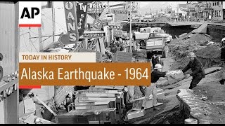 Alaska Earthquake  1964  Today In History  27 Mar 17 [upl. by Donough]