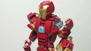 LEGO 76206 × 2 SET ALTERNATE BUILD IRON MAN Mk3 amp BEAM HANDGUN [upl. by Donovan]