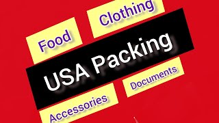 US packing 😍perfect packing for USA 😍What to carry in 50 kgs😍 how to plan us packing 😍 IndiaUSA [upl. by Tigges23]