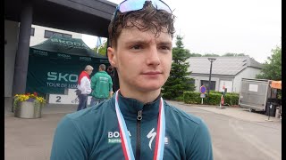 Patrick Casey  Interview at the finish  GP de Luxembourg 2024 [upl. by Pavlish]