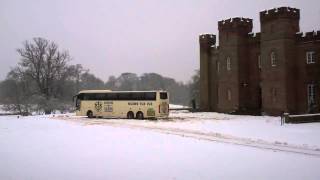 Winter Lochs And Glens Coaches Scone Palace Perth Perthshire Scotland [upl. by Fielding]