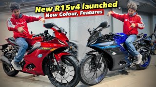 2024 Yamaha R15v4 New Colour Launched With New Features🔥🔥All you Need to Know [upl. by Amlez]