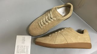 Maison Margiela PARIS Recicla Replica Sneakers Review [upl. by Yokum370]