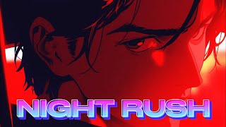 NIGHT RUSH  Best of Synthwave And Retro Electro Music Mix [upl. by Anwahsat]