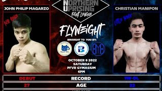 Christian Manipon Vs John Philip Magarzo  NUFL 1 [upl. by Liamaj857]