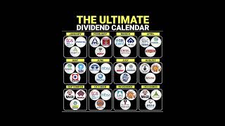 THE ULTIMATE DIVIDEND CALENDAR 🤑  Best Dividend Stocks For Long Term stockmarket [upl. by Tandi]