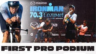 My First Pro Ironman Podium  703 Cozumel Race Recap [upl. by Diamante]