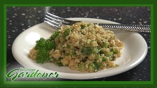 Freekeh and Chickpea Salad  Volunteer Gardener [upl. by Etnemelc]