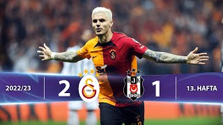 Galatasaray  Beşiktaş 21 HighlightsÖzet  Spor Toto Süper Lig  202223 [upl. by Divadleahcim655]