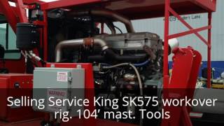 For Sale new Service King SK575 workover rig 550K USD [upl. by Kory]