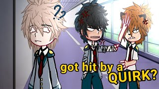 got hit by a quirk  dkbk  12  bnha  Minas n0t heRe [upl. by Ainedrag310]