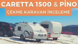 Caretta 1500 Karavan vs Pino Pi2010⎪750 Kg Altı Çekme Karavan Karşılaştırma [upl. by Kester]