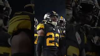 Steelers defense celebrates Levi Wallaces interception vs Bengals  Pittsburgh Steelers [upl. by Wandy]