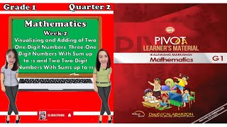 MATHEMATICS GRADE 1  QUARTER 2  WEEK 2 MELCBASED SLM  addition pivot grade1 [upl. by Terrel]