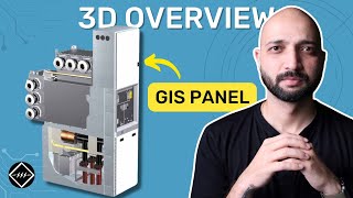 3D overview of Medium Voltage Switchgear GIS Panel  TheElectricalGuy [upl. by Calloway]