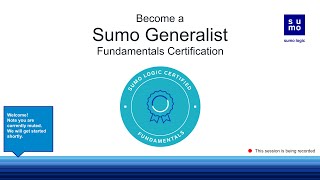 Sumo Logic Cert Jam  Fundamentals [upl. by Burton]