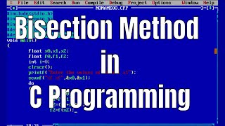 bisection method in c programming [upl. by Izak841]