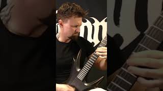 The Dragons Burn Riffs Part 2 vredehammer nilsdominatorfjellstrom monsonguitars [upl. by Nasah]