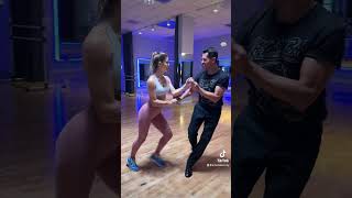 Freestyle but make it Salsa 💃💃🎶 amandacerny videos dance salsa [upl. by Nothgierc805]