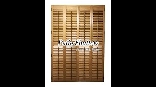 Plantation Shutters for Patio Doors  Goodwoodshutterscom [upl. by Rockwood]