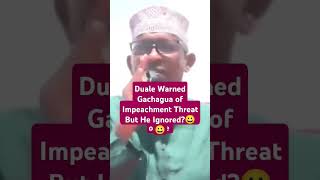 Duale Warned Gachagua of Impeachment Threat But Was He Ignored😄😄 [upl. by Aisekal470]