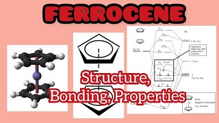 Ferrocene Mettalocene Strucure Bonding Propertes and Synthesis MO diagram of ferroceneMolecula [upl. by Pickering780]