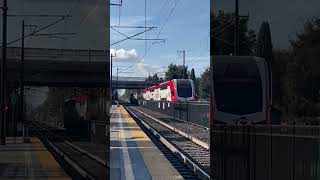 Caltrain 143 departing Sunnyvale Station [upl. by Oirasor]