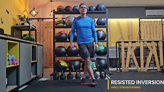 Resisted inversion  Ankle strengthening [upl. by Phillip]