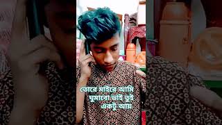 তোরে মাইরে আমি ঘুমাবো ভাই তোরে মাইরে আমি ঘুমামু আয় pleasesubscribe rails funny [upl. by Wesle]