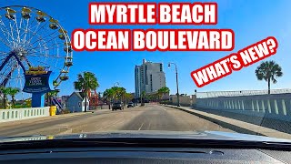 Whats NEW in Myrtle Beach on Ocean Boulevard in March 2024 [upl. by Natie]