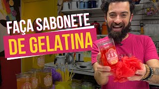 APRENDA A FAZER SABONETE GELATINA PARA BANHO  PETER PAIVA [upl. by Fina660]