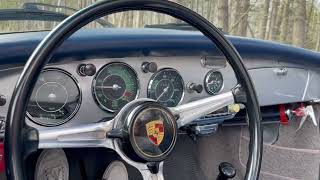 PCARMARKET Auction Start Up amp Drive  1960 Porsche 356B 1600 S Reutter Cabriolet [upl. by Hafirahs]