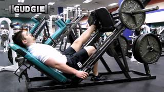 Machine leg press single sided isolated [upl. by Ainerol]