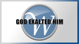 God Exalted Him Trio  Wyldewood Baptist Music [upl. by Brear]