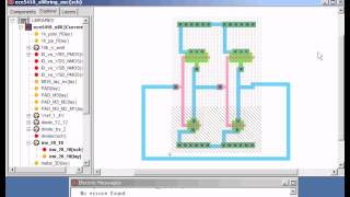 92 Layout of an ring oscillator [upl. by Devland151]