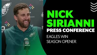 Nick Sirianni Postgame Press Conference  Eagles defeat Lions 3835  NBC Sports Philadelphia [upl. by Margarita119]