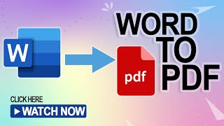 How to convert MS Word to PDF in Microsoft word 2016 word to pdf  Bangla Tutorial VisboTutor [upl. by Haik]