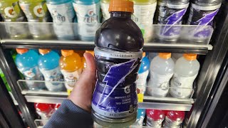 Limited Edition Gatorade Midnight Ice Thirst Quencher Sports Drink Review [upl. by Darom]